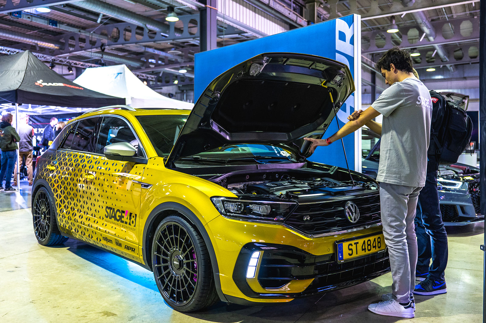 international motorshow luxembourg 2021 stage48 car tuning performance workshop