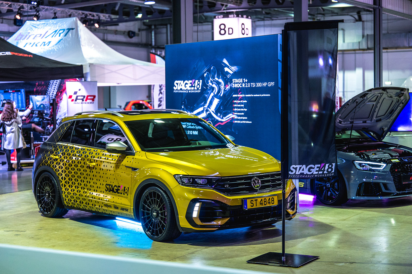 international motorshow luxembourg 2021 stage48 car tuning performance workshop