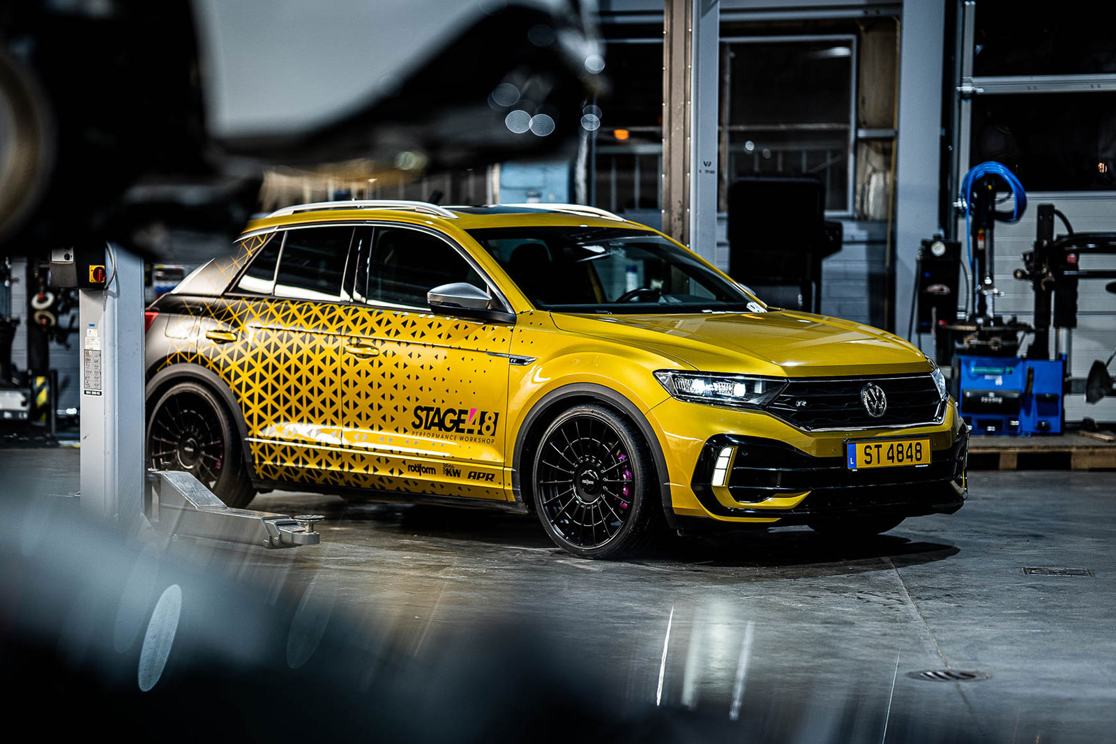 vw t-roc r project car stage48 luxembourg performance workshop